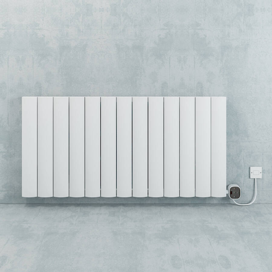 CALLUNA Elektrikli Radyatör G:123 Cm Y:60 Cm EHT-DC Elektronik Termostat Beyaz - 1