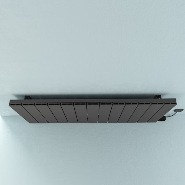 Draba Elektrikli Radyatör G:123 Cm Y:60 Cm EHT-AC Elektronik Termostat Antrasit - 2