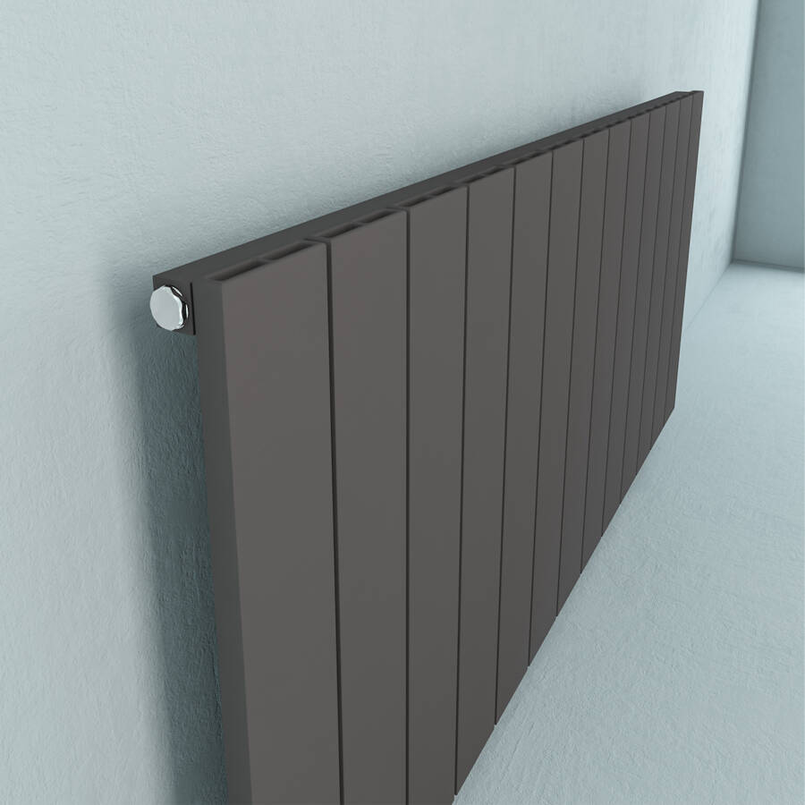 Draba Elektrikli Radyatör G:123 Cm Y:60 Cm EHT-AC Elektronik Termostat Antrasit - 4