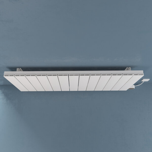 Draba Elektrikli Radyatör G:123 Cm Y:60 Cm EHT-AC Elektronik Termostat Beyaz - 2