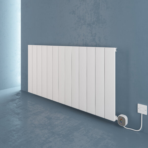 Draba Elektrikli Radyatör G:123 Cm Y:60 Cm EHT-AC Elektronik Termostat Beyaz - 5