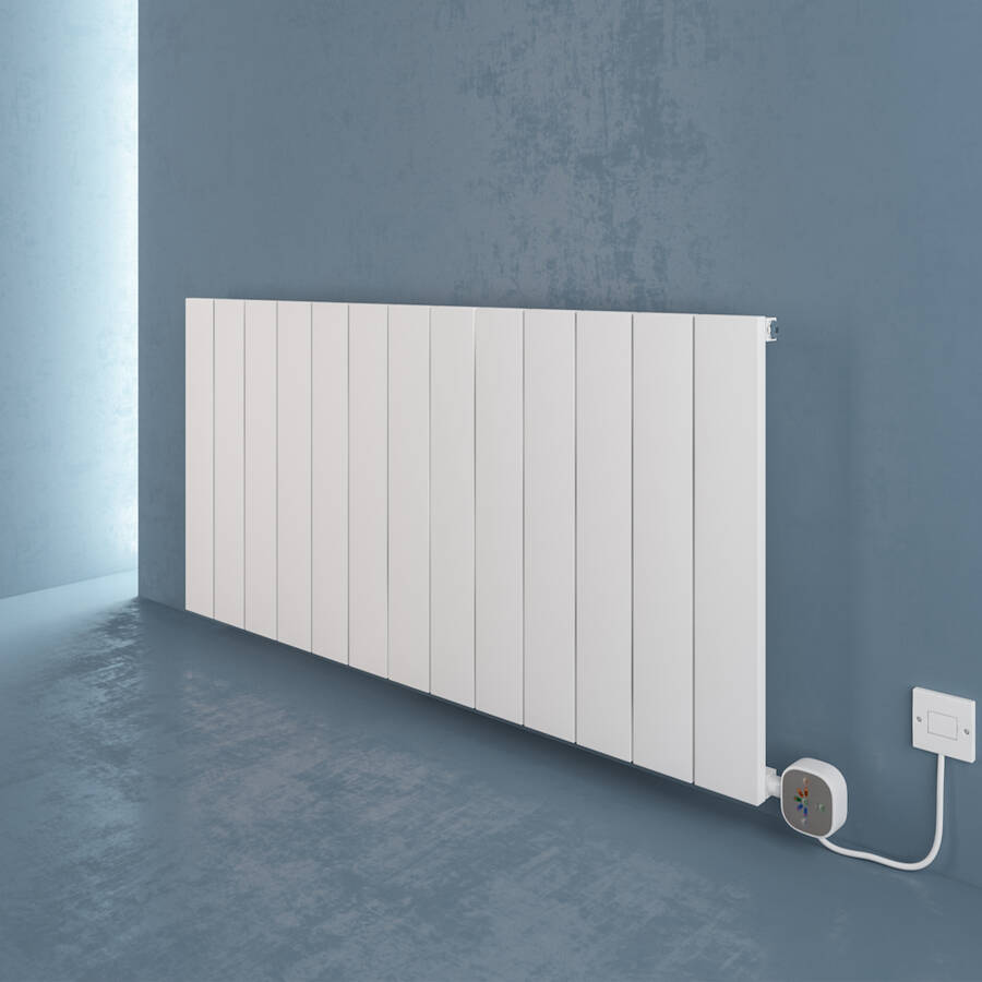 Draba Elektrikli Radyatör G:123 Cm Y:60 Cm EHT-AC Elektronik Termostat Beyaz - 5