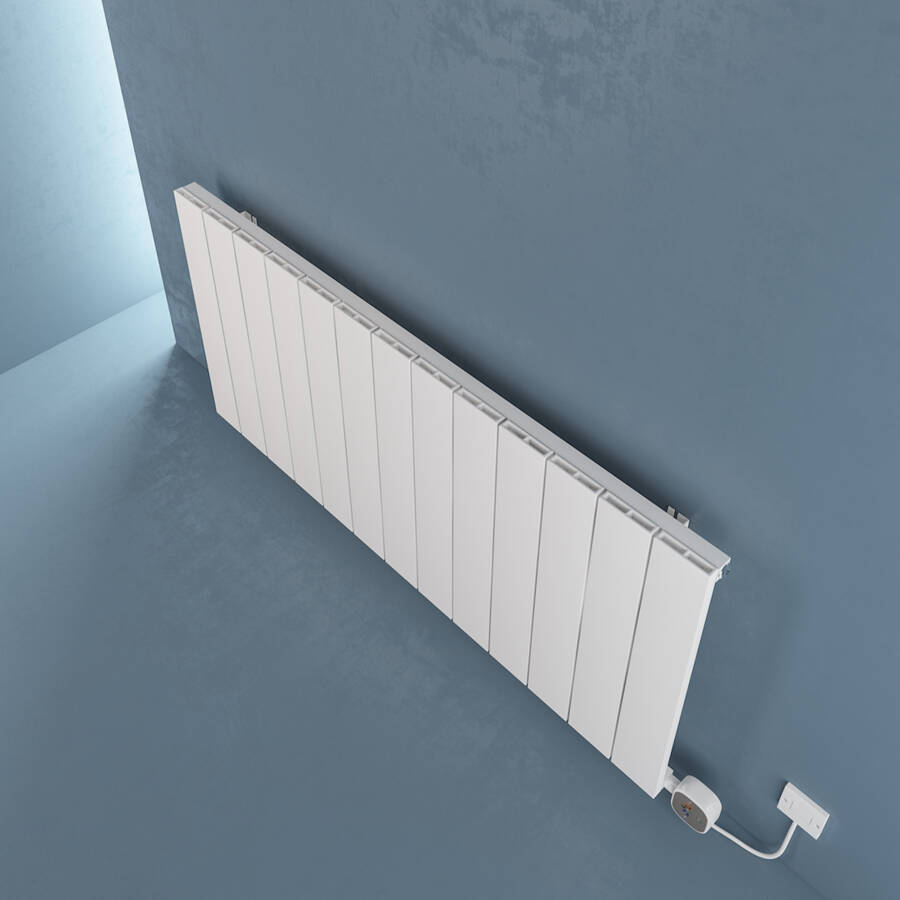 Draba Elektrikli Radyatör G:123 Cm Y:60 Cm EHT-AC Elektronik Termostat Beyaz - 6