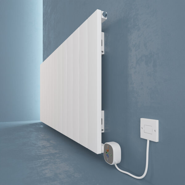 Draba Elektrikli Radyatör G:123 Cm Y:60 Cm EHT-AC Elektronik Termostat Beyaz - 7