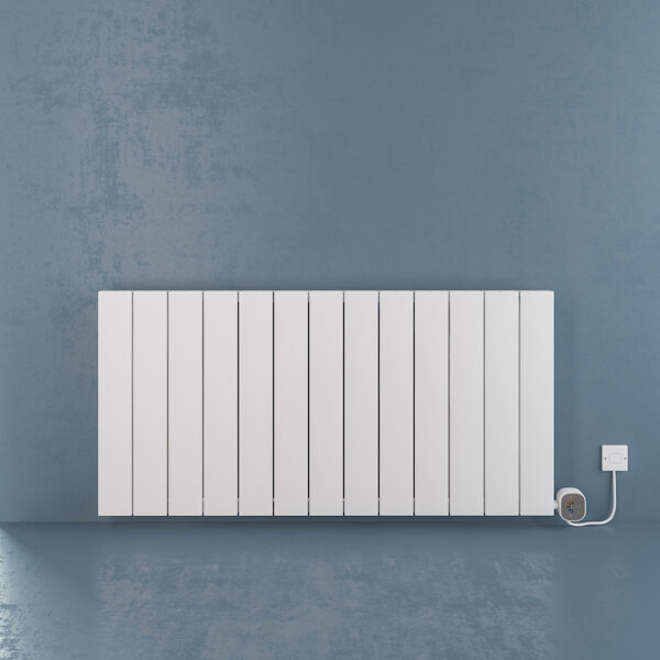 Draba Elektrikli Radyatör G:123 Cm Y:60 Cm EHT-AC Elektronik Termostat Beyaz - DRAD