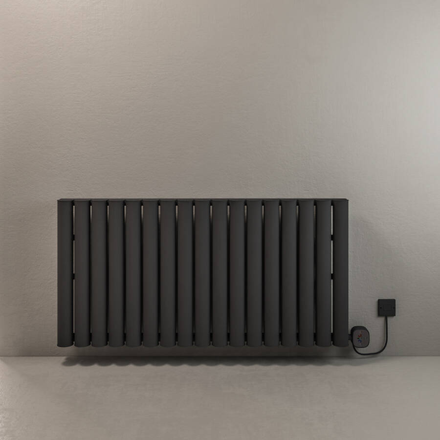 ULMUS Elektrikli Radyatör G:185 Cm Y:60 Cm EHT-AC Elektronik Termostat Antrasit - 1